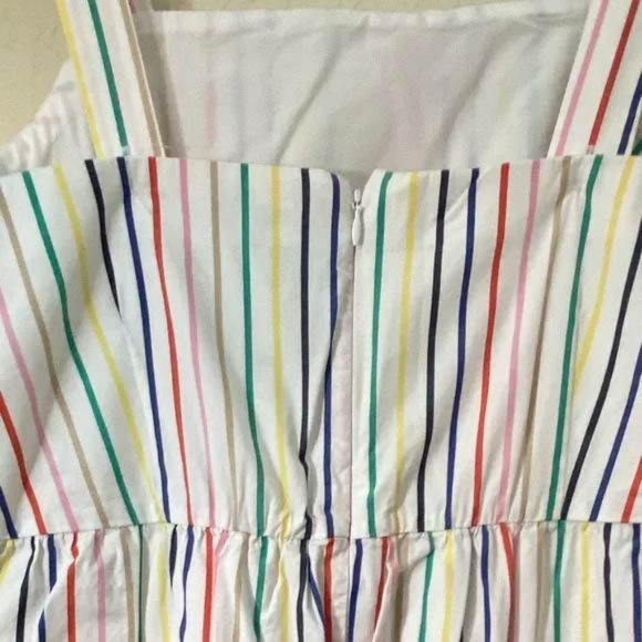 J.CREW Tiered Rainbow Dress - Picture 6 of 9